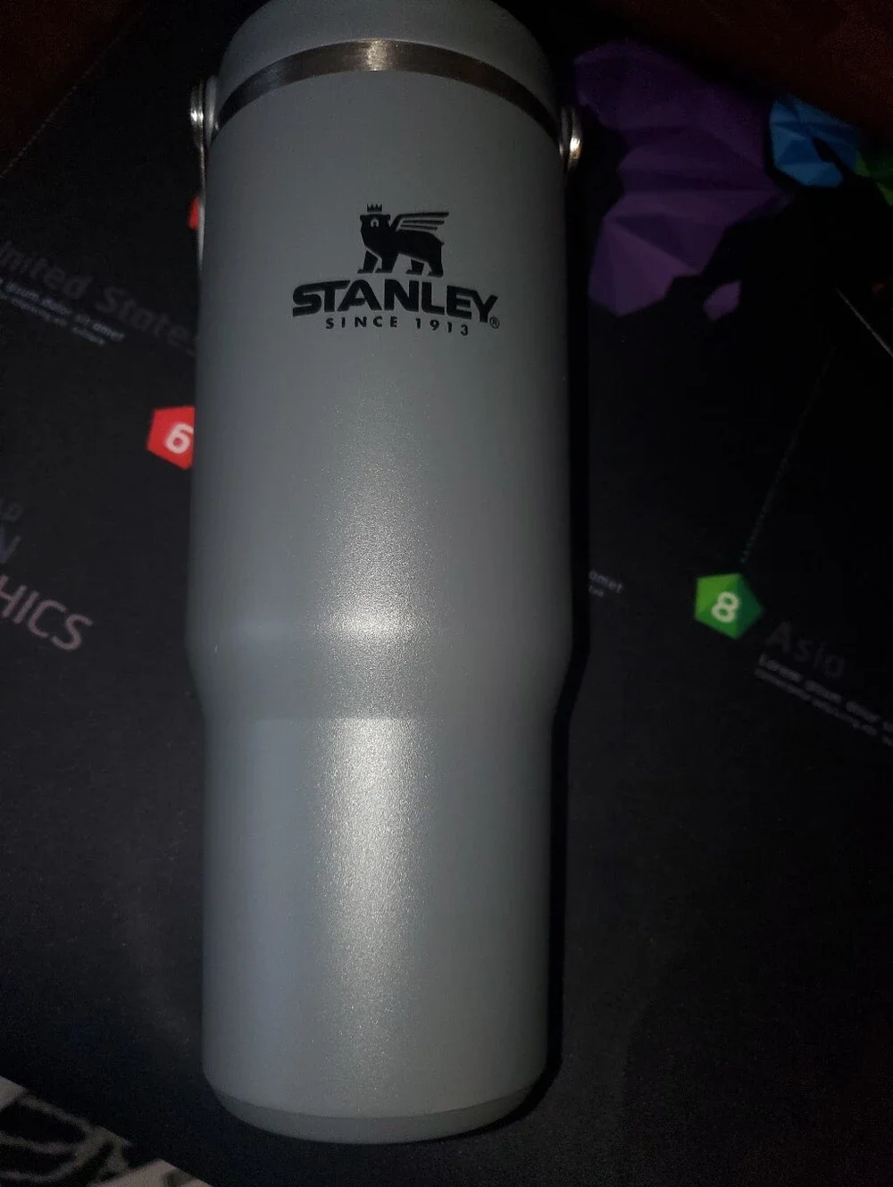 Stanley Flip Straw Tumbler - Dark Gray, 30oz